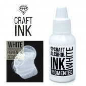 Алкогольные чернила Craft Alcohol INK, White (белый) (20мл)